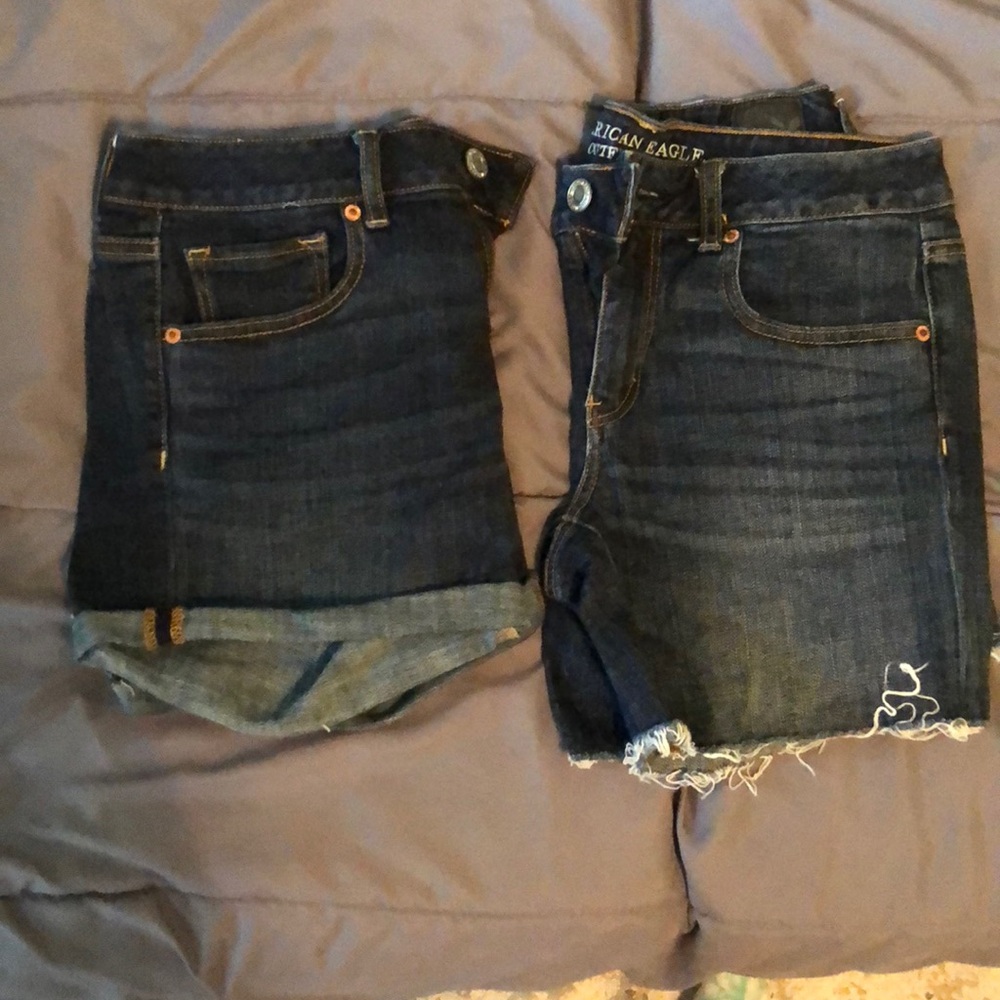 American eagle jean shorts